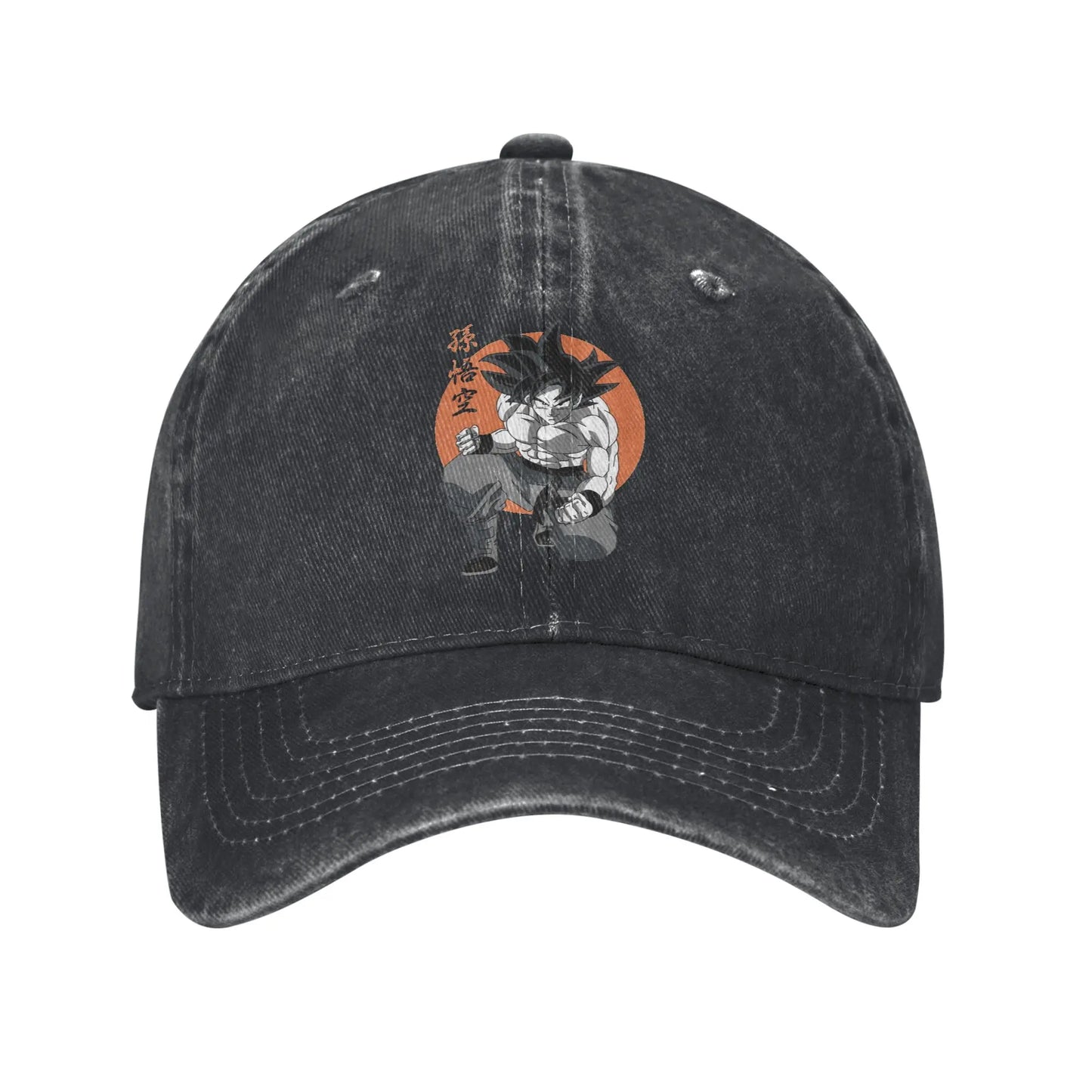 Classic DBZ dragon ball Goku Anime Baseball Caps Men Women Distressed Denim Washed Sun Cap Outdoor Running Adjustable Hats Cap, produit gaming premium Fraquane