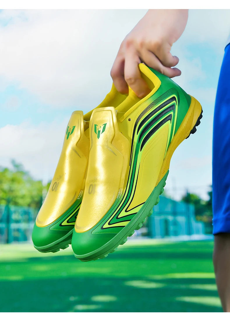 Nouvelles chaussures de football pour hommes, crampons pour femmes, modèle unisexe pour futsal, ultra-légères, TF/FG, chaussures de football professionnelles de haute qualité pour jeunes, baskets.