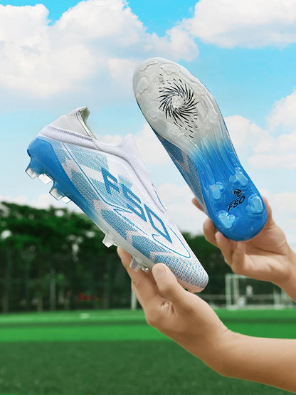 Chaussures de football pour homme New Society Grass Tenis - Chaussures de sport d'extérieur ultralégères et respirantes pour adulte - Chaussures de football pour homme - Baskets de football