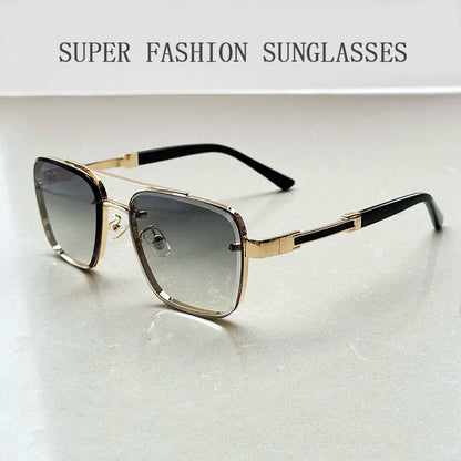 2025 Square Sunglass Men Luxury Vintage Sunglasses Women Trendy Retro Fashion Glasses Gafas De Sol Hombre Lunette Soleil Femme