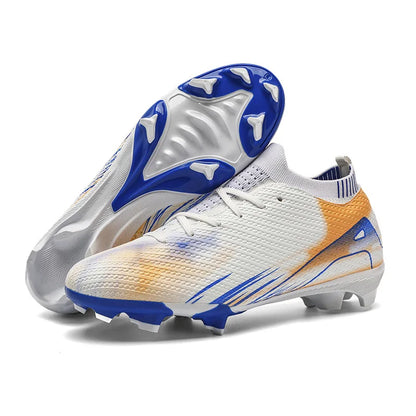 Professional Men's Outdoor FG Bottomed Football Shoes Adult Durable Comfortable Training Shoes Teenagers Non Slip Soccer Shoes