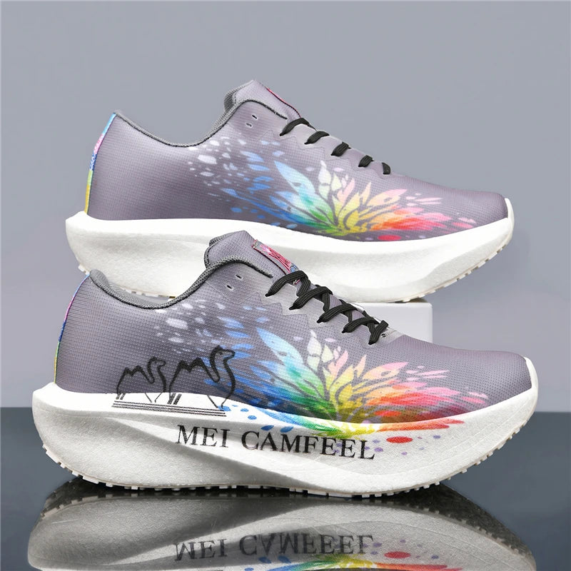 2026 New Eagle Pattern Running Shoes Carbon Plate Marathon Sports Shoes Ultra-Light Breathable Cushioning Training Running Shoes