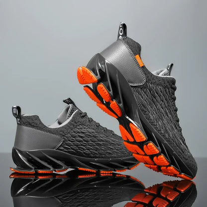 Chaussures de course pour homme à la mode, baskets de marche confortables pour homme, chaussures décontractées respirantes, chaussures de sport antidérapantes, baskets pour homme
