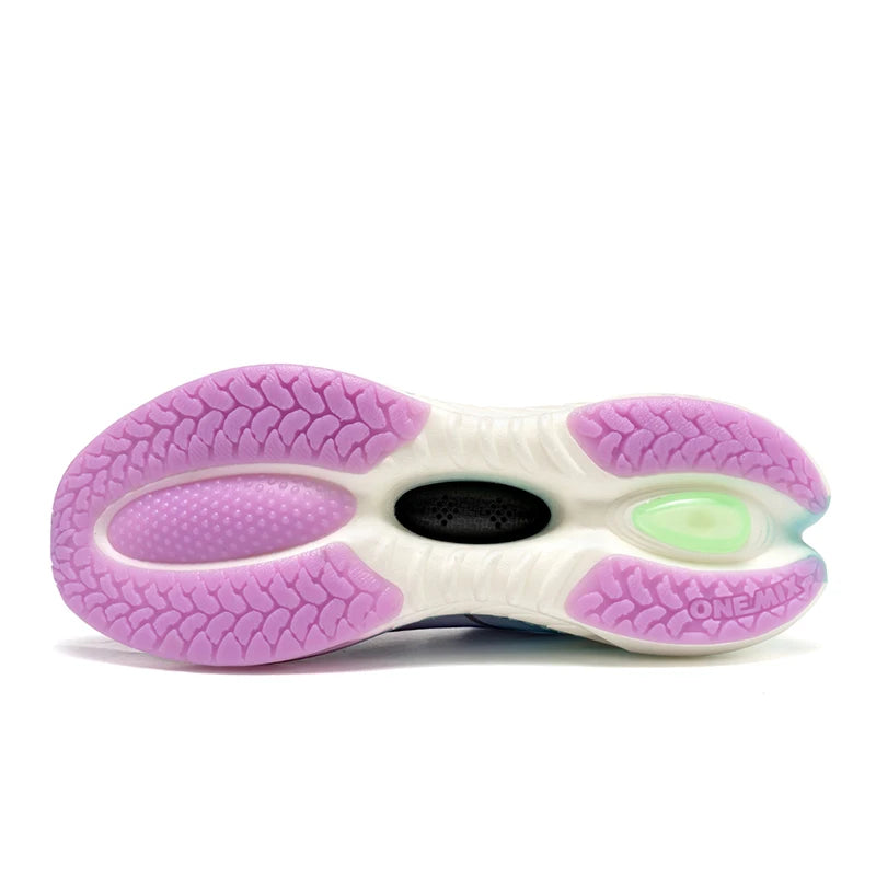ONEMIX Novos Ténis de Corrida com Amortecimento para Homem, Adequados para Corredores Pesados, com Atacadores, Desportivos, Antiderrapantes, para Exterior, para Mulher e Homem