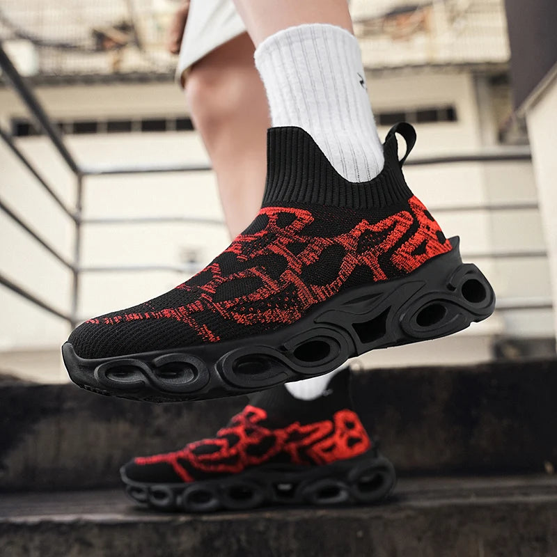 Herrskor Sneakers Herrtennis Skor Lyxskor Herrskor för fritid Träningsskor Tävlingsskor Andningsbara skor Modeloafers Löparskor för män