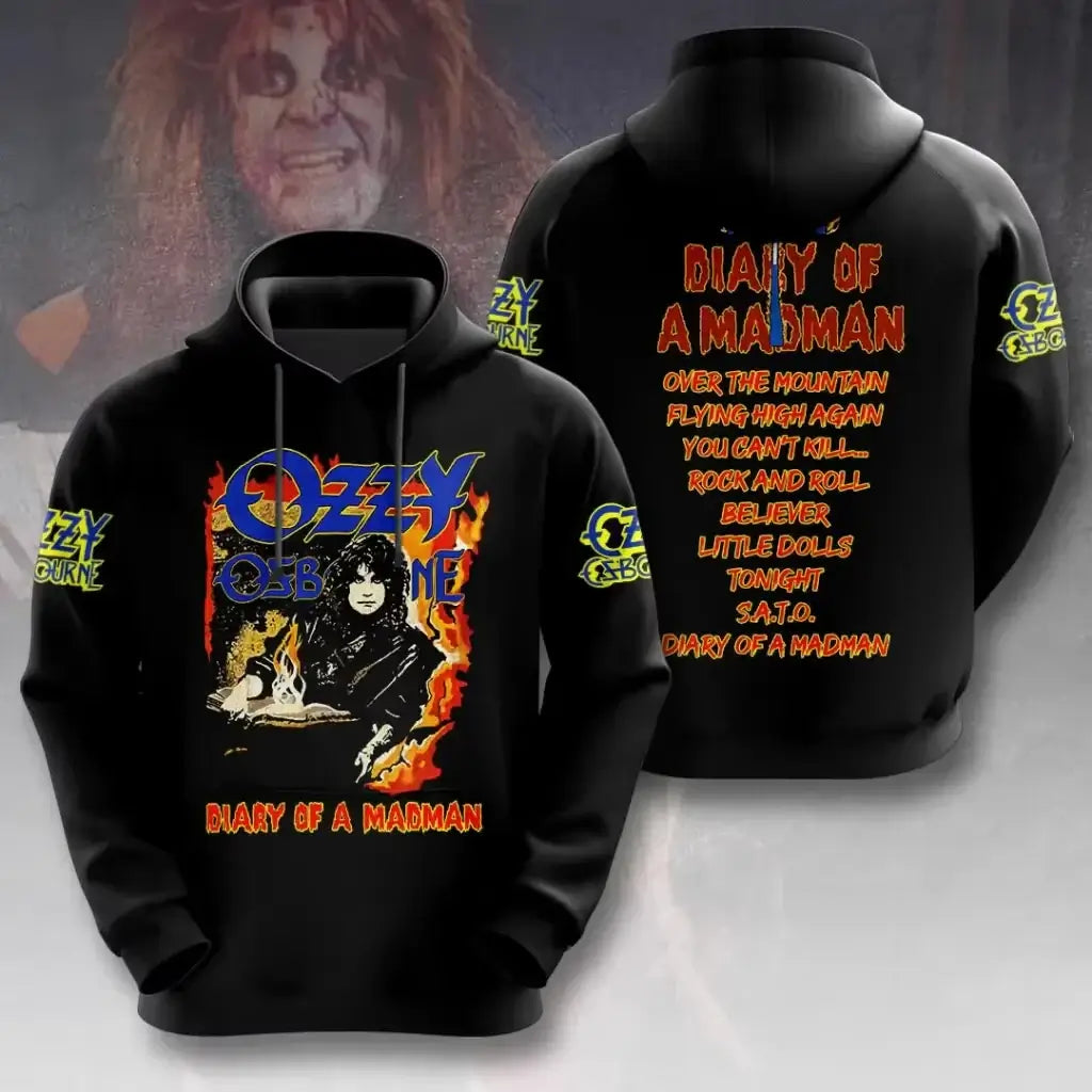 Men's Hoodie New Rock Ozzy Osbourne Band 3d Print Hoodies Men Women Fashion Street Hoodie Sweatshirt Women Coat Hip Hop Sudadera, Produit gaming premium Fraquane