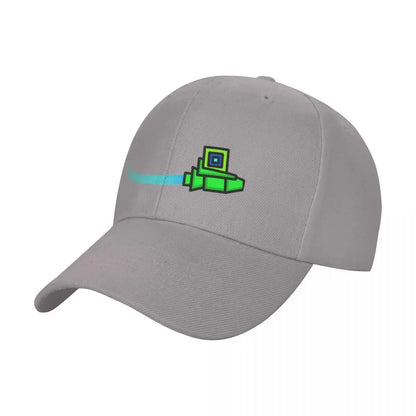 Geometry Dash Baseball Cap Anime Visor Vintage Sun Hat Women's Hats For The Sun Men's