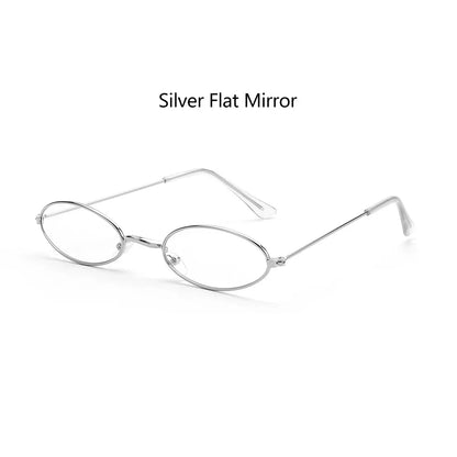 1PC Unisex Retro Small Frame Oval Sunglasses UV400 Fashion Design Sun Glasses Summer Vintage Shades Eyeglasses Accessories