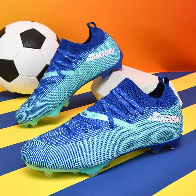 Chaussures de football pour homme, crampons, chaussures de football professionnelles, mailles respirantes, football junior, baskets antidérapantes pour homme, Society Chuteira