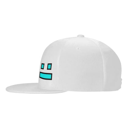 Videoherní kšiltovky Geometry Dash pro muže i ženy, nastavitelné kšiltovky, hiphopové kšiltovky, casquette
