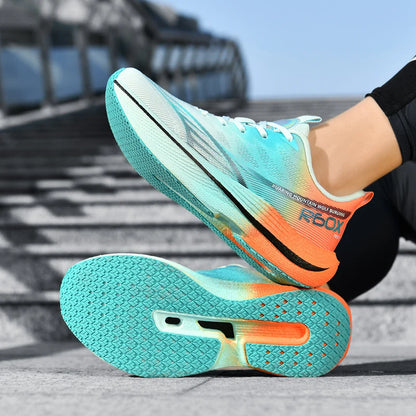 Running Shoes Men Mesh Breathable Lace-up Comfortable Marathon Sports Casual Tennis Shoes Big Size Trendy Sneakers for Man