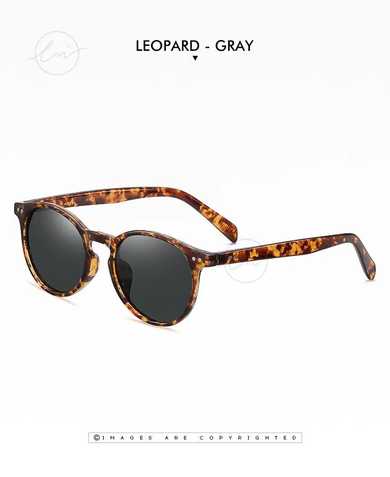 LM Retro kulaté sluneční brýle pro ženy a muže, ultralehké, TR90, polarizované, unisex, brýle na řízení, vintage sluneční brýle, UV400, Gafas De Sol
