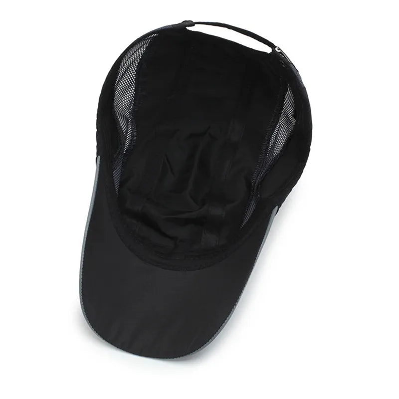 Casquette à visière légère, à séchage rapide et élégante, casquette de baseball unisexe respirante et protectrice contre le soleil, idéale pour les sports de plein air