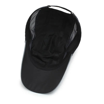 Casquette à visière légère, à séchage rapide et élégante, casquette de baseball unisexe respirante et protectrice contre le soleil, idéale pour les sports de plein air