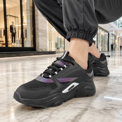 Chaussures décontractées pour hommes, sans logo, semelle épaisse, respirantes, baskets tendance, chaussures de marche confortables pour hommes, zapatillas hombre, chaussures de luxe pour hommes.