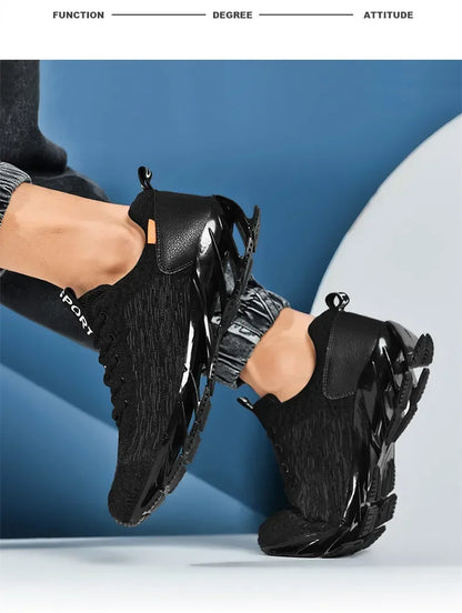 Chaussures de course pour homme à la mode, baskets de marche confortables pour homme, chaussures décontractées respirantes, chaussures de sport antidérapantes, baskets pour homme