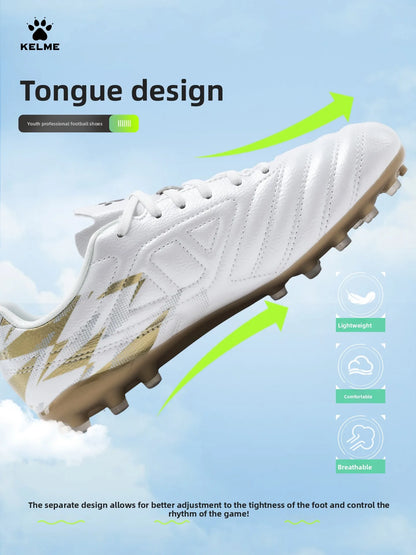 Chaussures de football Kelme Mg pour homme, chaussures de football à crampons courts pour jeunes, chaussures d'entraînement et de compétition professionnelles, chaussures de football pour filles