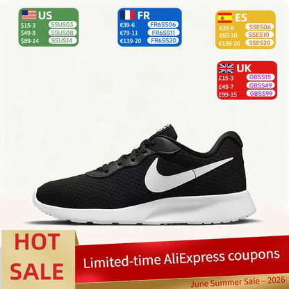 Nike Tanjun : chaussures de course basses pour homme et femme, confortables, polyvalentes, respirantes et résistantes - Noir DV7786-001