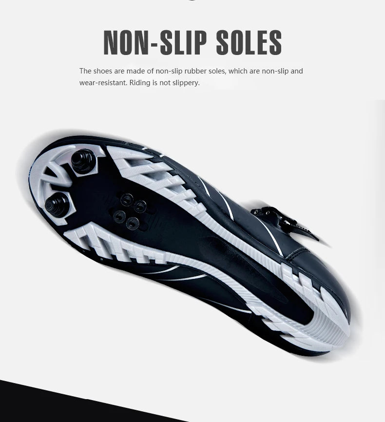 Men Road Bike Cycling Shoes Women Cycling Sports Shoes Compatible With SPD&Look Delta Cleats Outdoor Mountain Bike Cycling Shoes