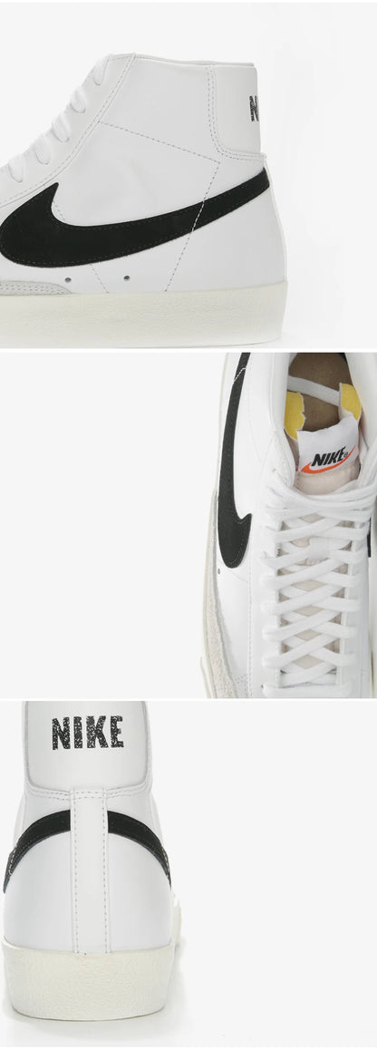 Oryginalne, autentyczne męskie i damskie wygodne trampki Nike BLAZER MID '77 BQ6806-100