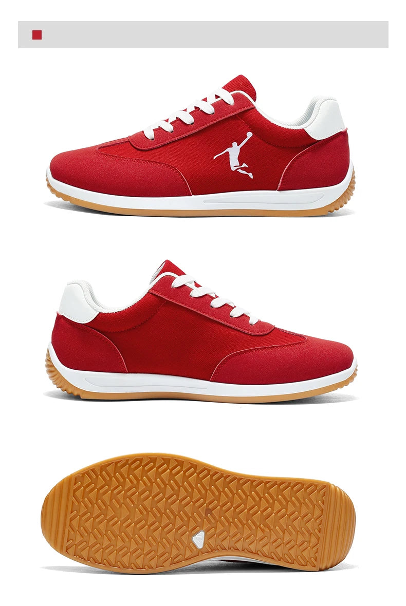 Men's Shoes, Spring and Autumn Trendy Styles, New Cross-Border Models, White, Black, Red Sneakers, Soft-Soled Breathable Men's Low-Top Versatile Casual Shoes