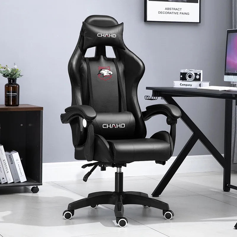 UVR Professional Gaming Computer Chair Ergonomic Office Chair with Footrest, Adjustable Armrest, Swivel Executive Chair for Home Office & Gaming