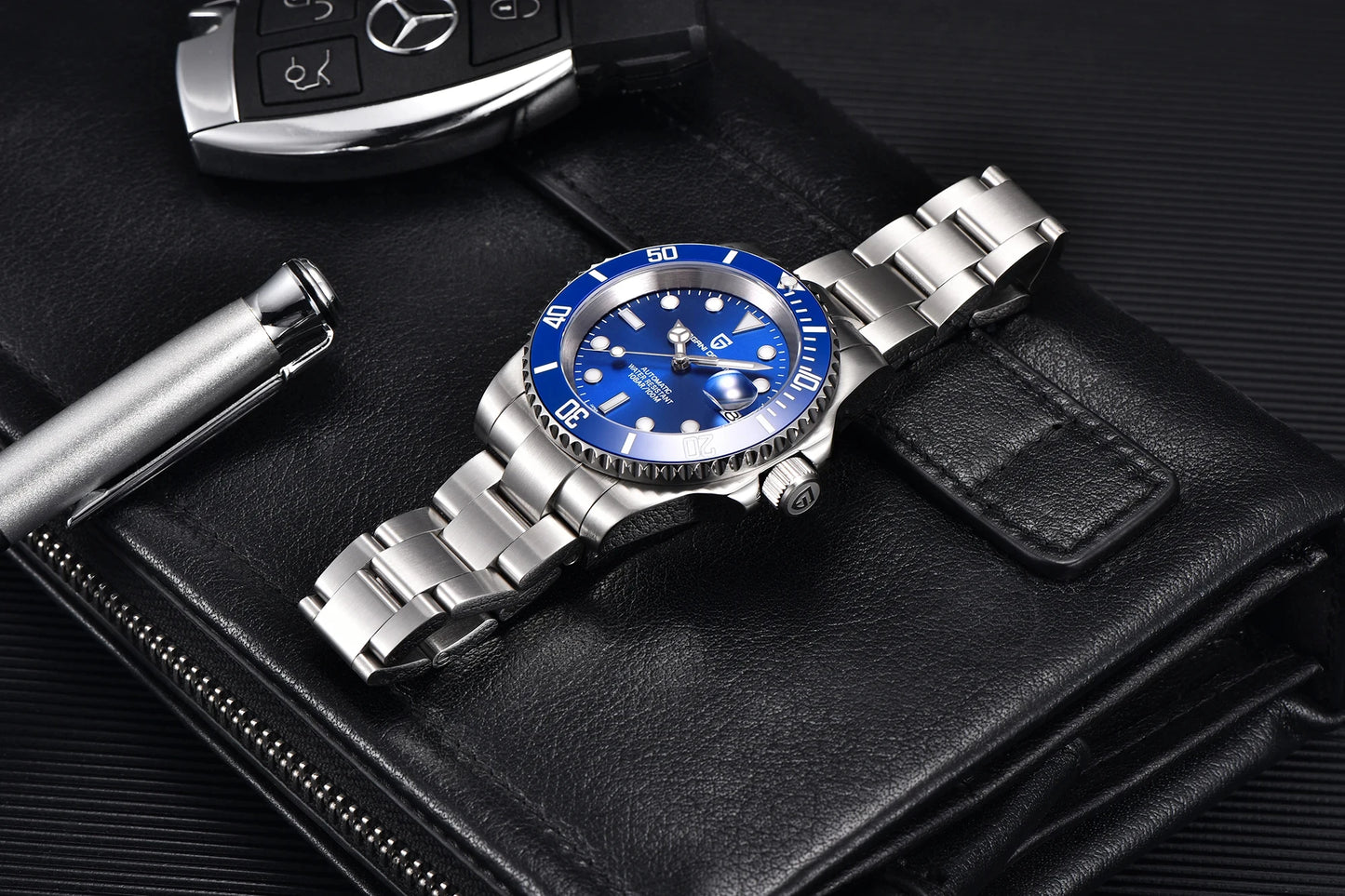 PAGANI DESIGN Fashion Men's Sports Automatic Mechanical Watch NH35 Stainless Steel Sapphire waterproof watch reloj hombre PD1661