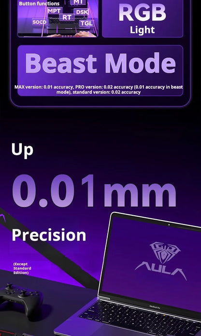 AULA WIN60 HE kabelgebundene Magnetachsen-Tastatur RT Custom mechanische Tastatur für E-Sports-Games mit 8K Polling-Rate