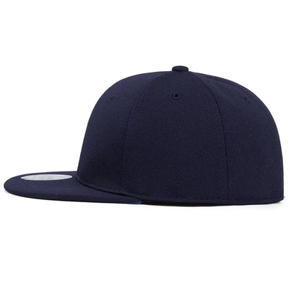 Not Adjustable Back Closed Snapback Caps Men Quality Hip Hop Fitted Hats Adult Solid Color Baseball Hats 57-58cm for Small Face