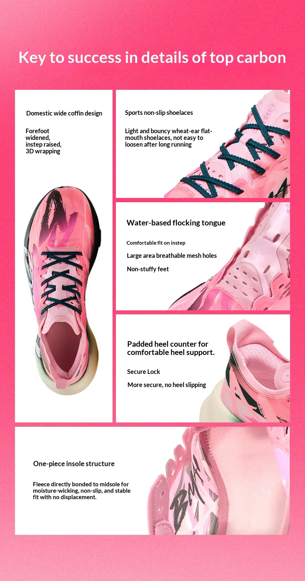Chaussures de course à pied BMAI 42 km Marathon pour homme et femme – Baskets de luxe à semelle en carbone pour femme – Baskets amortissantes – Chaussures de sport respirantes pour homme