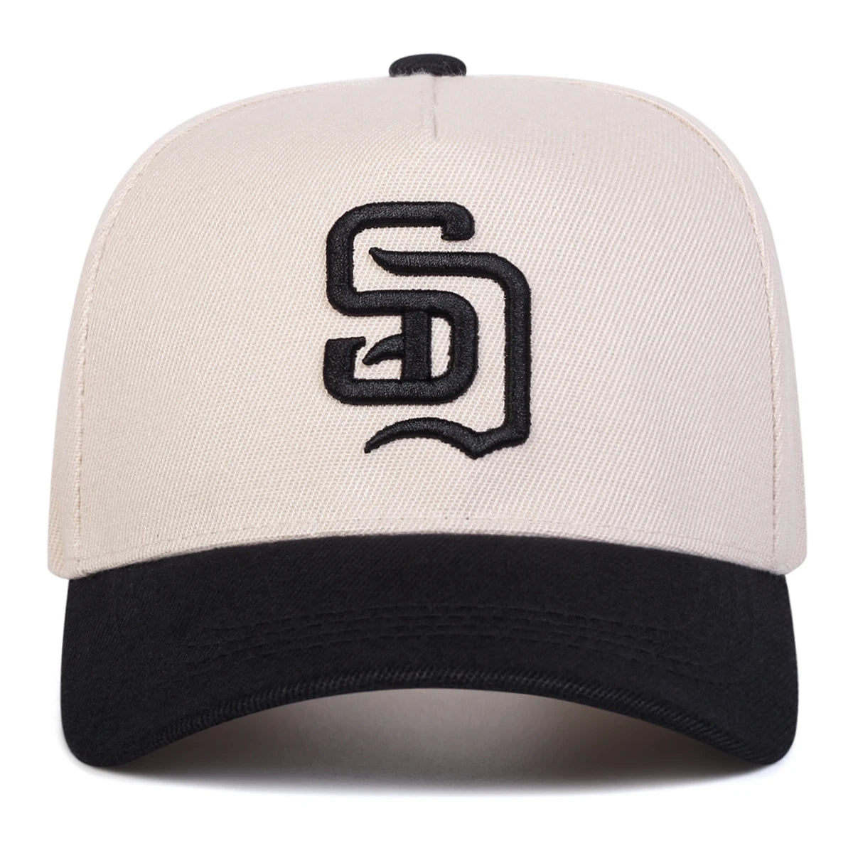 Unisex-Baseballkappen mit SD-Buchstabenstickerei, verstellbare Freizeitkappen, Sonnenkappen für Frühling und Herbst