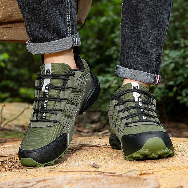 Lockless-Fahrradschuhe für Herren, Outdoor-Wander- und Cross-Country-Schuhe mit rutschfester Sohle, atmungsaktive Sportschuhe, Rennradschuhe