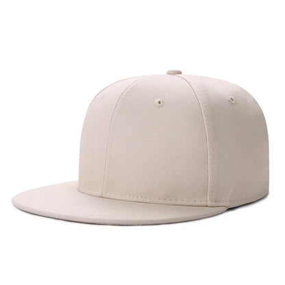Hurtowa sprzedaż 40 kolorów regulowanych czapek z płaskim daszkiem typu snapback – damskie modne czapki baseballowe z poliestru, męskie czapki sportowe w stylu hip-hopowym