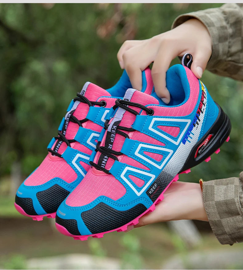Women's Hiking Shoes Waterproof Outdoor Sports Shoes Women's Walking Travel Sports Shoes Bicycle Sports Shoes Running Shoes