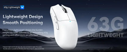 ATTACK SHARK X11 Wireless Gaming Mouse with Charging Dock, PAW3311 Sensor, 22,000 DPI, Tri-Mode Bluetooth 2.4G & Wired Gaming Mouse