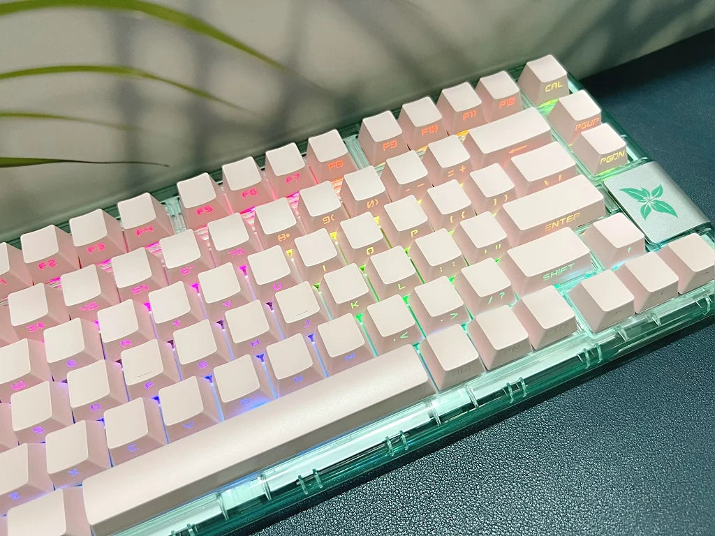 Teclas retroiluminadas con grabado lateral de 131 teclas para teclado mecánico con interruptores Cherry MX, perfil OEM, keycaps ABS personalizadas DIY
