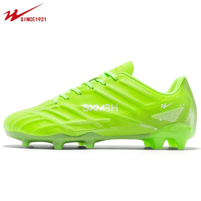 Chaussures de football Double Star Adult Youth AG : crampons antidérapants et résistants pour gazon artificiel et naturel, pour l'entraînement et les matchs, hommes et femmes