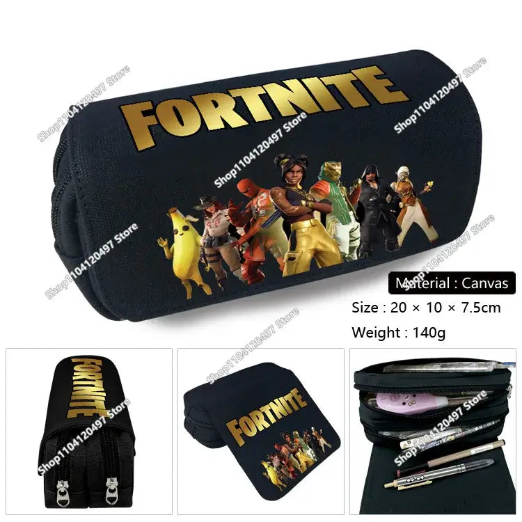 Fortnited Student Pencilcase Large Capacity Pencil Case Kids Toys Pen Bag School Supplies Stationery Pouch Boys Game Gifts