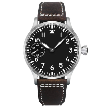 Relógio de Homem Corgeut Luxury com Vidro de Safira, Mostrador de 42 Mm, Movimento de Corda Manual St3600 ou St3601, Caixa em Aço 316L, Resistência à Água 30 M