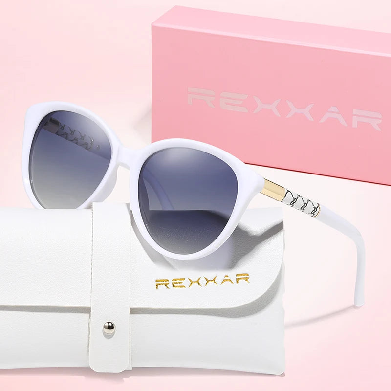 REXXAR polarizované sluneční brýle typu „cat eye“ pro ženy a muže, sexy módní značkové sluneční brýle, nákupy, večírky, brýle pro muže a ženy