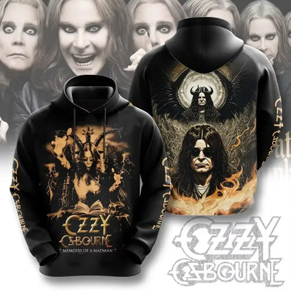 Produit gaming premium Fraquane, produits de luxe, nouvelle génération, équipement gamer, Men's Hoodie New Rock Ozzy Osbourne Band 3d Print Hoodies Men Women Fashion Street Hoodie Sweatshirt Women Coat Hip Hop Sudadera