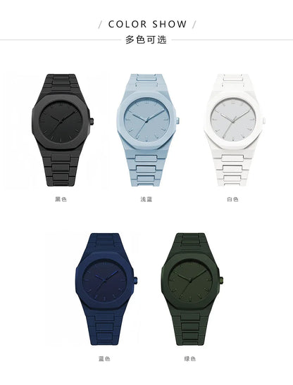 New Fashion Men Luxury Calendar Watch Women Business Casual Quartz Watches Sports Plastic Watch Students Watches Reloj Hombre