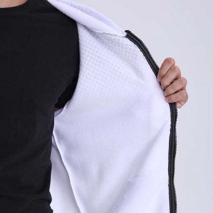 Men's Zip Up Hoodie Pocket Polka Dot Print Hooded Sweatshirt Sport Outdoor Casual Slim Fit Men Spring Autumn Zipper Hoodie