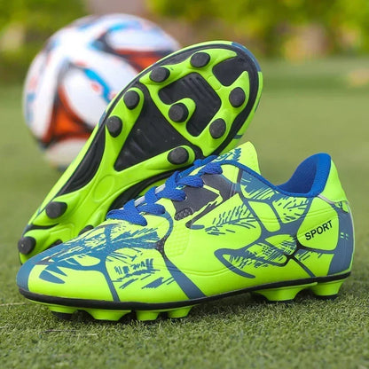 New Men Kids Soccer Shoes Non-Slip Grass Football Boots Boys Cleats Adult Professional Ultralight Training Shoes Drop Shipping