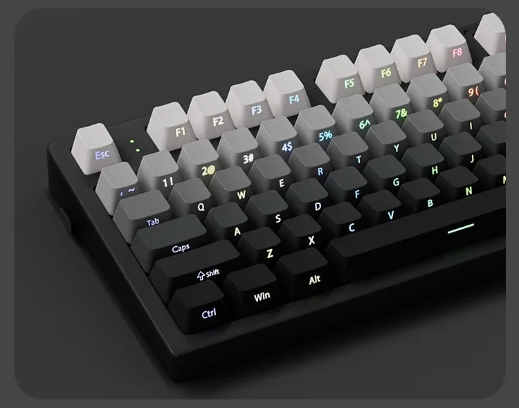 2025 Original Daylight PBT Translucent Keycaps Set – 136 OEM Side-Engraved Keycaps for 60/84/98/108 Mechanical Keyboards, MX Switch Compatible