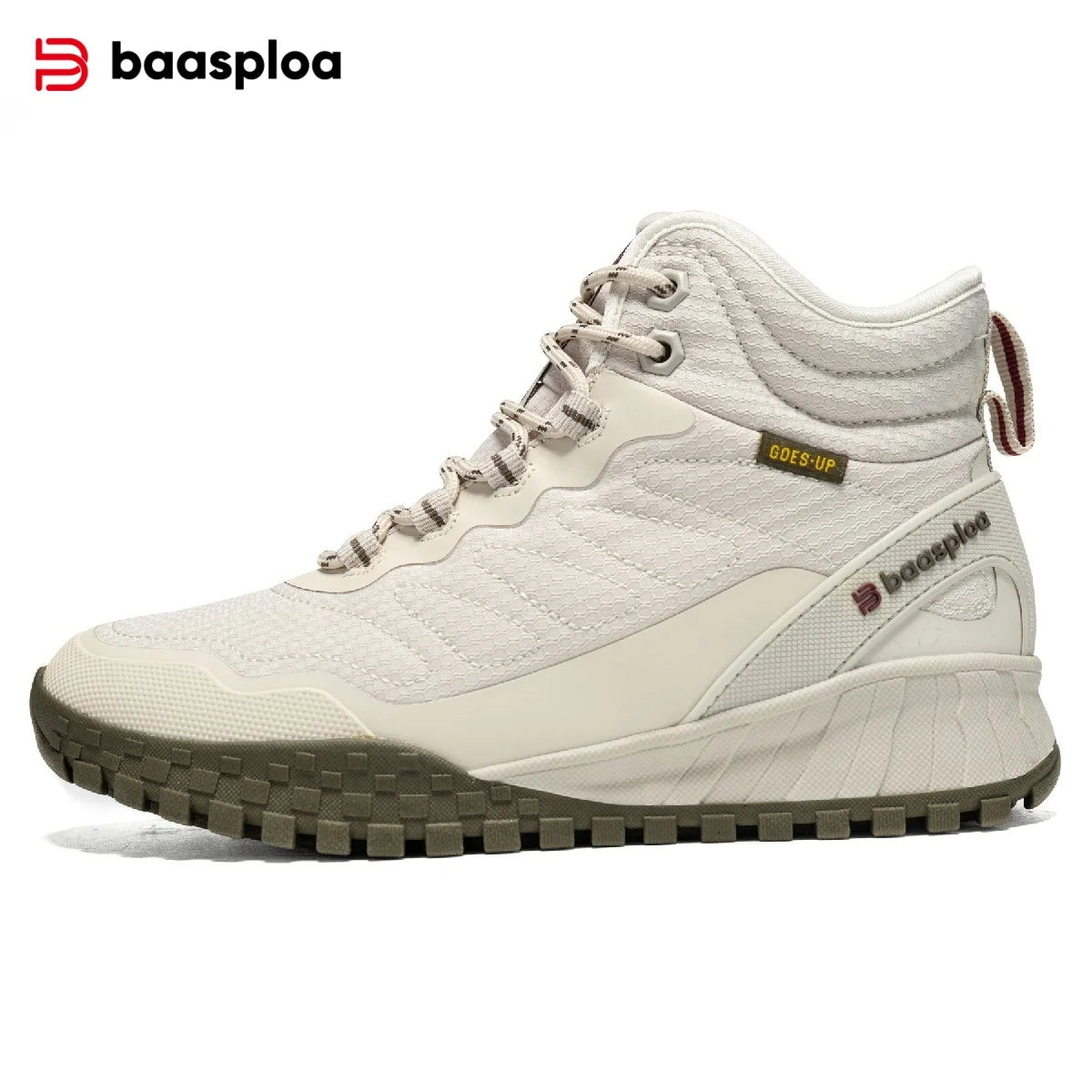 Baasploa Winter Women Sneakers Plush Warm Snow Boots Non-Slip Waterproof Shoes Women Outdoor Boots Walking Shoes