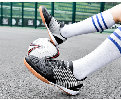 Chaussures de futsal pour homme - Chaussures de futsal professionnelles - Chaussures de football antidérapantes pour homme - Chaussures de football d'origine pour terrain dur - Chuteira Society Futebol