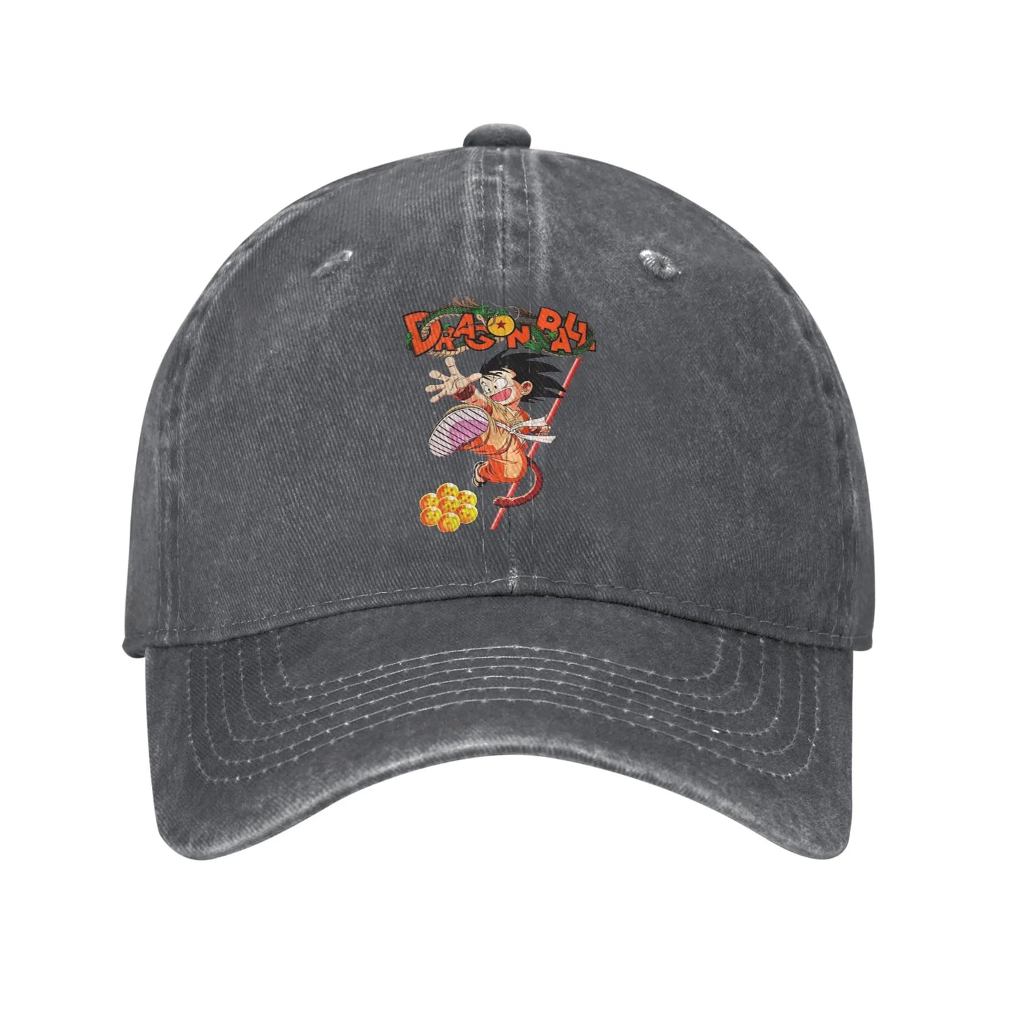 Goku and the Dragon Ball Z Men Women Baseball Cap  Distressed Washed Caps Hat Casual Outdoor Activities Adjustable Snapback Cap