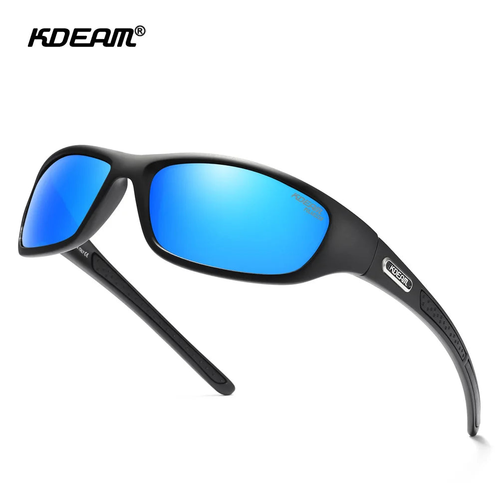 KDEAM Polarizované pánské sluneční brýle Nové brýle Barevné brýle na řízení TR90 Turistika Kempování Rybaření Outdoor Cyklistika Gafas De Sol