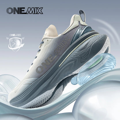 ONEMIX New jogging Running Shoes Women and Men light Sneakers Road Shoes Wear-resistant Fashion Sports Shoes fitness